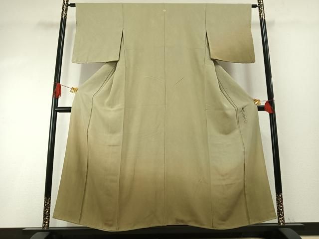 平和屋着物●訪問着　作家物　万雄彩　墨流し文様　色流し　暈し染め　正絹　逸品　未使用　AABH4800fy