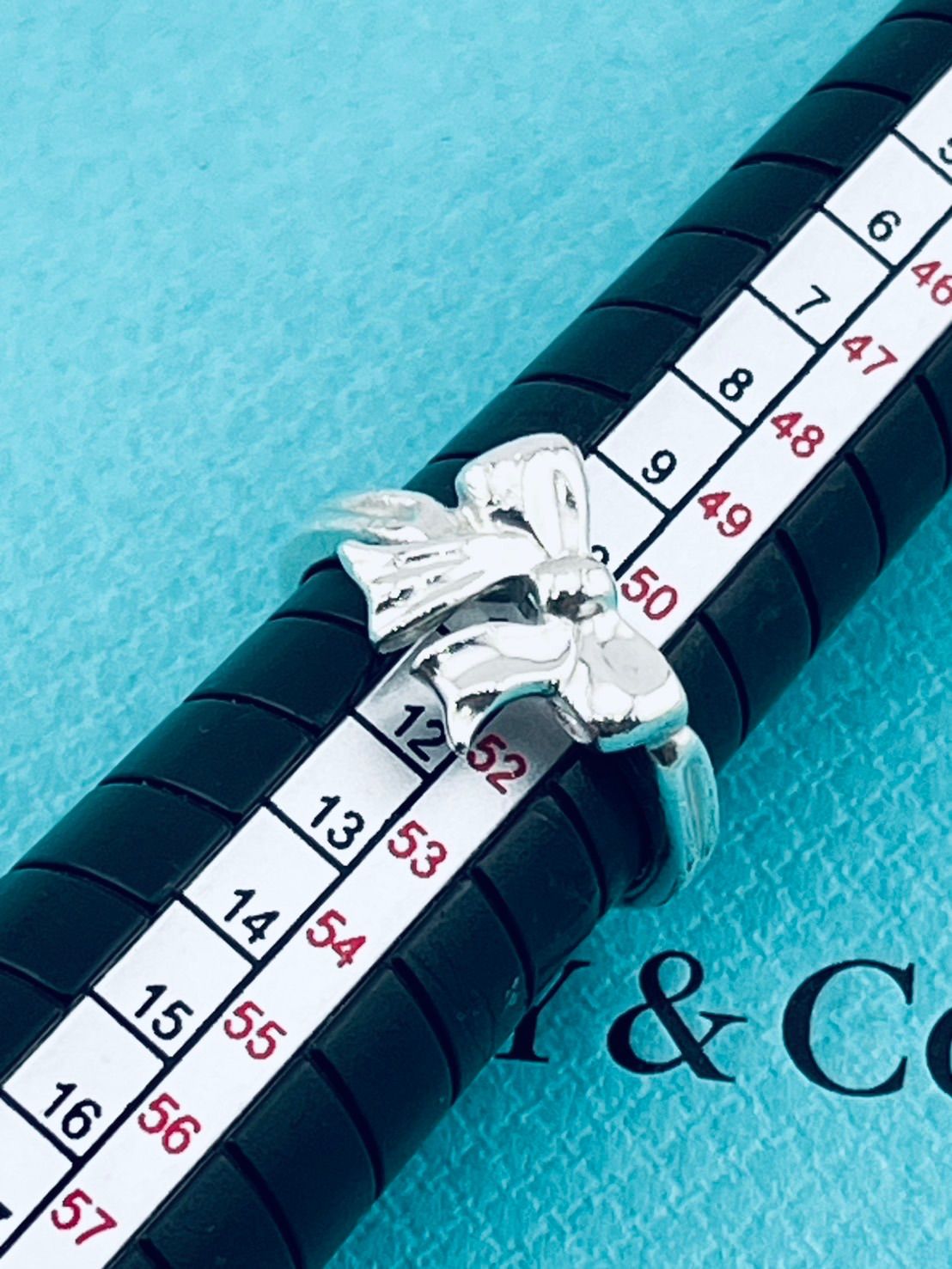 a243 送料無料 オールド ティファニー Tiffany&Co. 1990 リボン リング