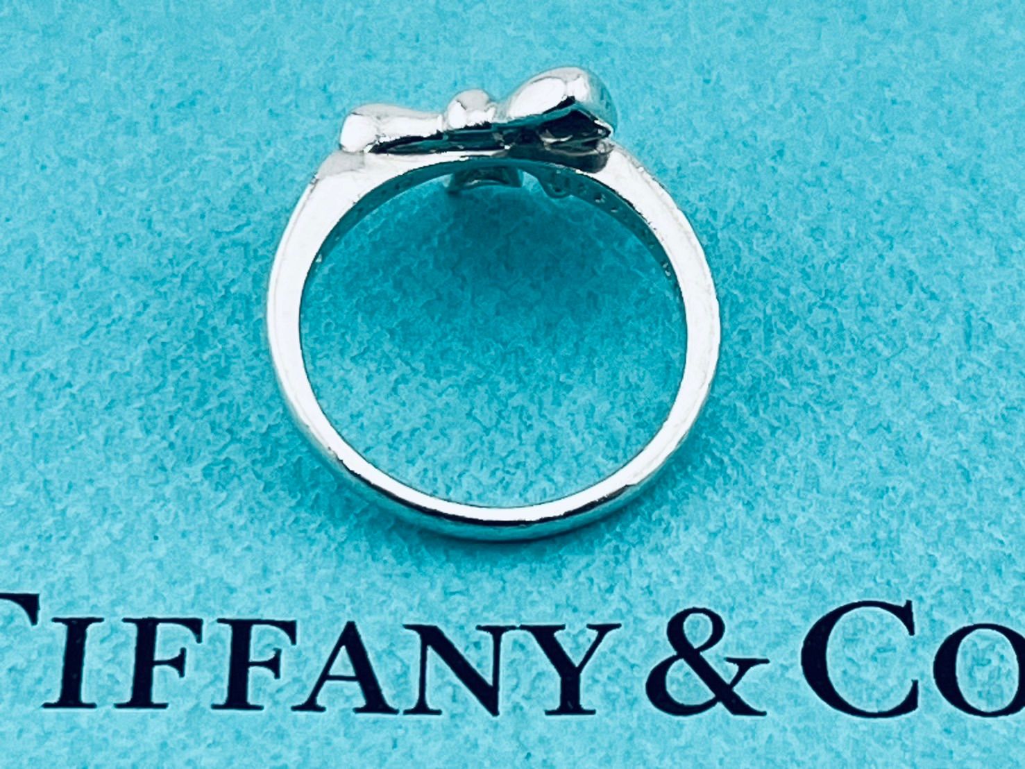 a243 送料無料 オールド ティファニー Tiffany&Co. 1990 リボン リング