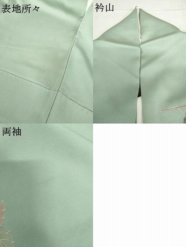 平和屋着物●訪問着　友禅　枝花文　暈し染め　金銀彩　正絹　逸品　未使用　AABF4255cs 平和屋着物□訪問着 枝花文 暈し染め 金銀彩 正絹 逸品