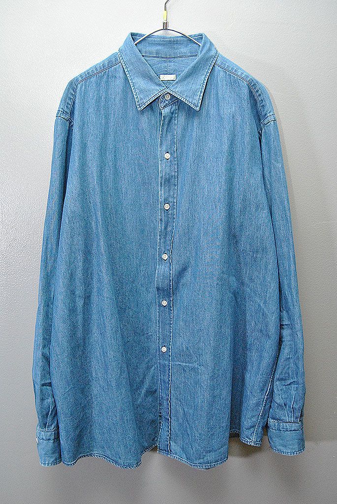 A.PRESSE Washed Denim Shirt アプレッセ デニムシャツ インディゴ 3