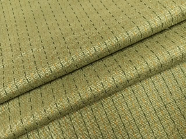 平和屋着物●上質な紬　綾織　間道　正絹　逸品　AABH4043ph
