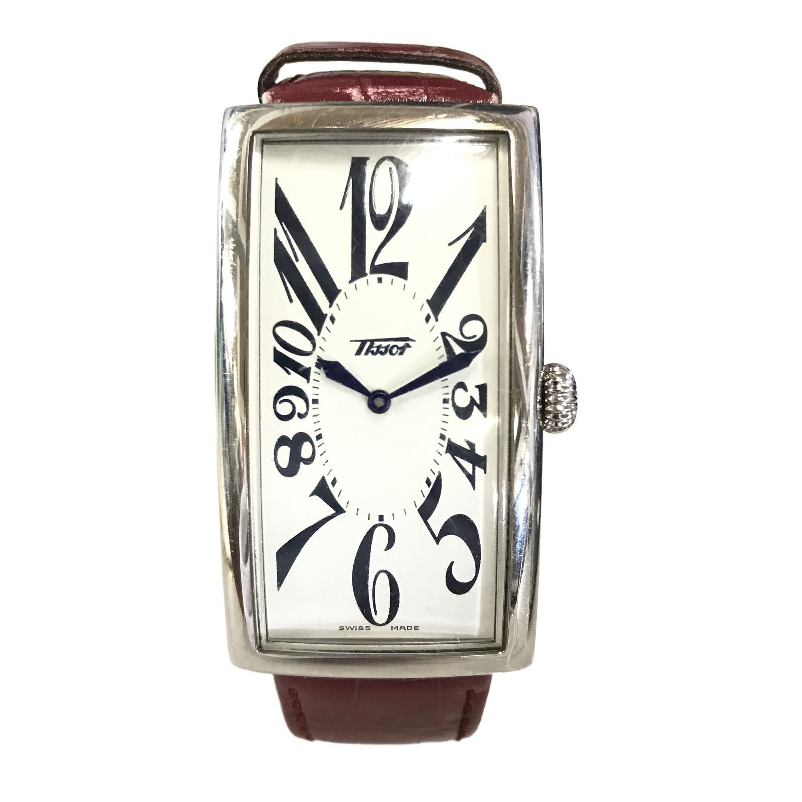 TISSOT ティソ ヘリテージ バナナ Z181 クォーツ 白文字盤 腕時計 不動品 レディース メンズ 一般中古 T11217049