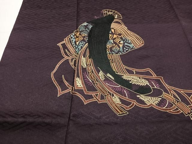 平和屋着物□豪華色留袖 刺繍 女人文 金彩 正絹 逸品 CABF5182xe