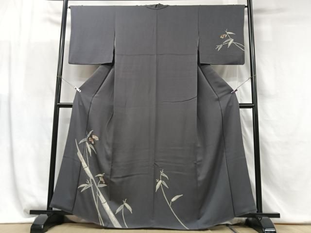 平和屋着物□訪問着 絞り 笹竹文 正絹 逸品 CABG6426xe - メルカリ