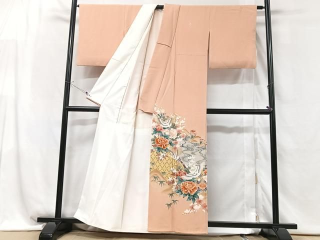 平和屋着物▽訪問着　単衣　飛鳥文　金銀彩　洗える着物　AABE5755fy 2026年最新】Yahoo!オークション -単衣 訪問着(訪問着)の中古品・新品