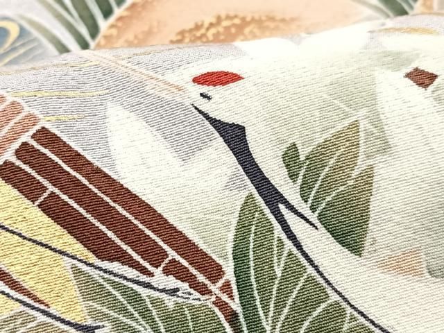 平和屋着物＃道中着　更紗花鳥文　正絹　逸品　CABD7944in 平和屋着物＃道行コート 竹垣花文 金彩 正絹 逸品 CABB5464ua : 平和屋