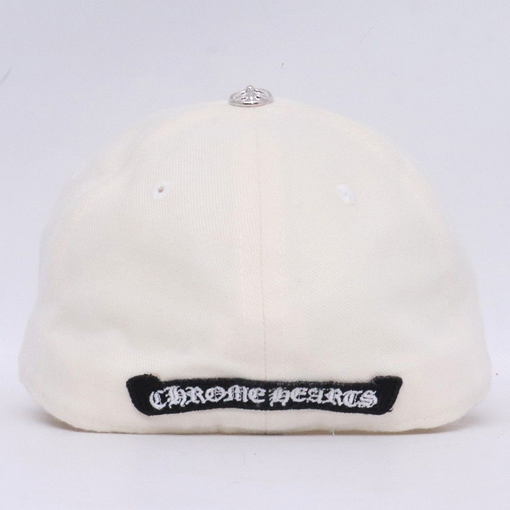 CHROME HEARTS ベースボールキャップ 6パネル CH サイズ7 3/8 ホワイト CHROME HEARTS ベースボールキャップ 6パネル CH サイズ7 3/8 ホワイト