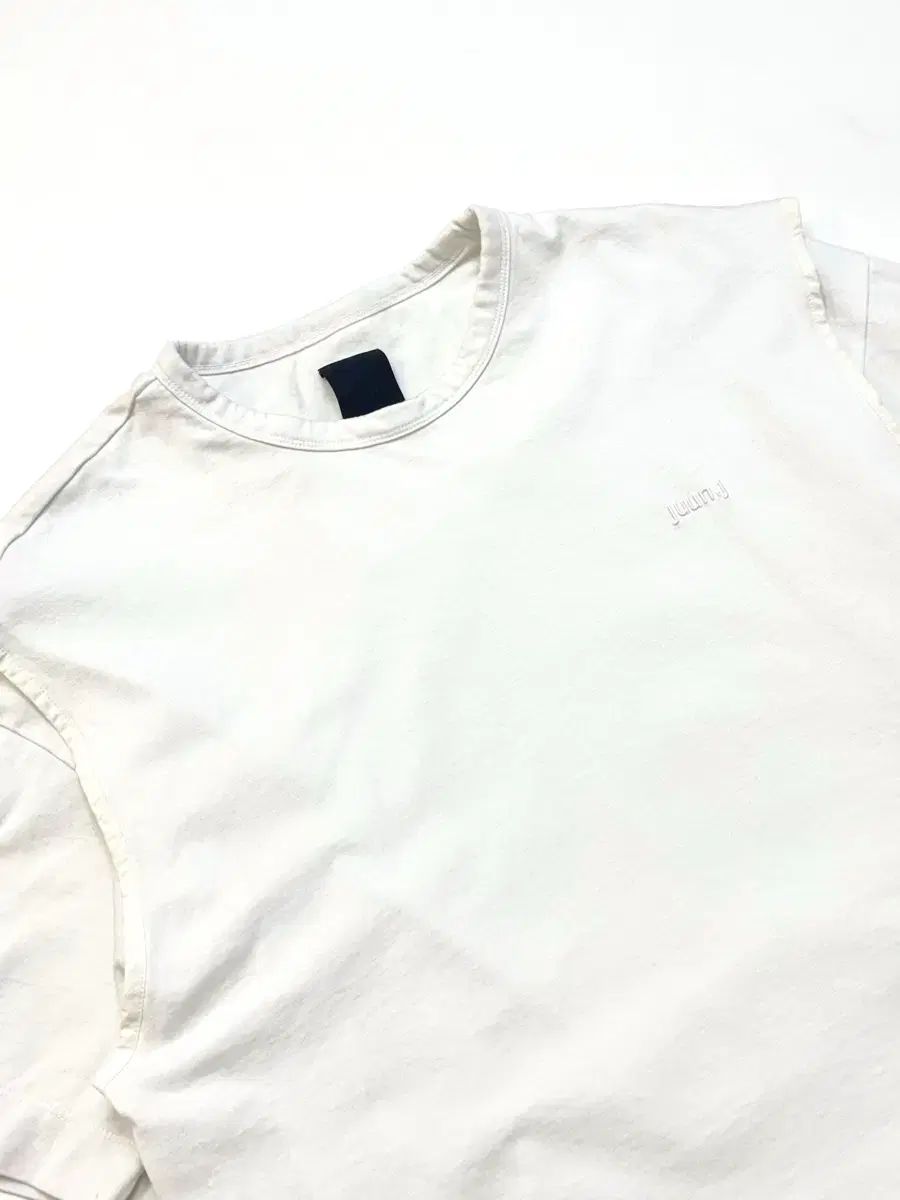 Juun J ジュンジ スナップディテール オーバーサイズ 白 COLOR 半袖 Tシャツ