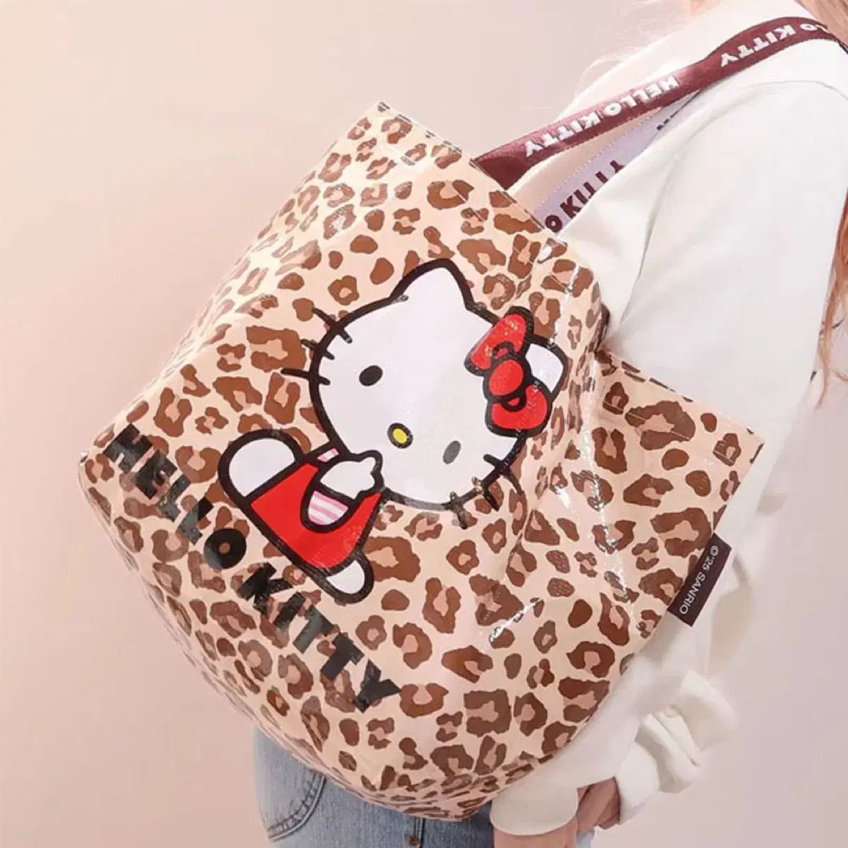 人気，HOT (最安値)Sanrio HELLO KITTY レオパード ヒョウ柄 