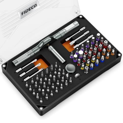 FIDECO 74 in 1 磁気ラチェットドライバーセット マルチビット DIY ドライバーセット 収納ケース付き コンパクト修理ツールキット コンピューター 携帯電話 時計 眼鏡 自転車 家具など用(沖縄・離島の方不可) 67a46ceb FIDECO 74 in 1 磁気ラチェットドライバーセット マルチビット DIY ドライバーセット 収納ケース付き コンパクト修理ツールキット コンピューター 携帯電話 時計 眼鏡 自転車 家具など用(沖縄・離島の方不可) 67a46ceb