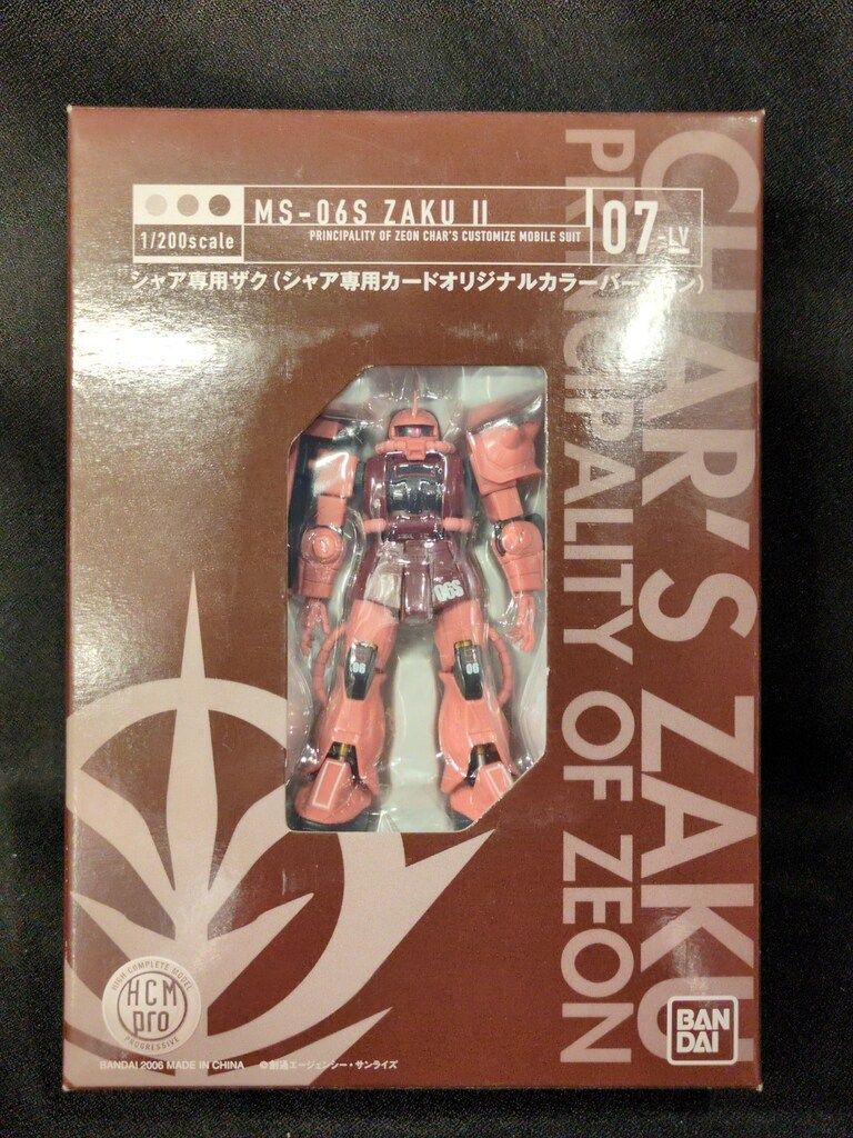 バンダイ HCMPro 機動戦士ガンダム MS-06SZAKUIIシャア専用ザク(シャア
