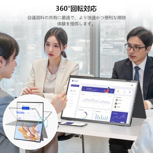 UPERFECT デュアル モバイルモニター 15.6インチ ドライバー不要 2画面ディスプレイ 自立型 デュアルディスプレイ 折り畳み FHD1080P トリプルモニター 回転機能 IPS液晶パネル フル機能Type-C MiniHDMI 50401a1f UPERFECT デュアル モバイルモニター 15.6インチ ドライバー不要 2画面ディスプレイ 自立型 デュアルディスプレイ 折り畳み FHD1080P トリプルモニター 回転機能 IPS液晶パネル フル機能Type-C MiniHDMI 50401a1f