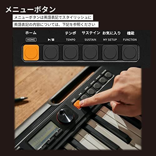 カシオ (CASIO) 電子キーボード Casiotone CT-S195 (ブラック) 61鍵盤 軽量&コンパクト 持ち運びしやすい 2WAY給電kk c62be5a3