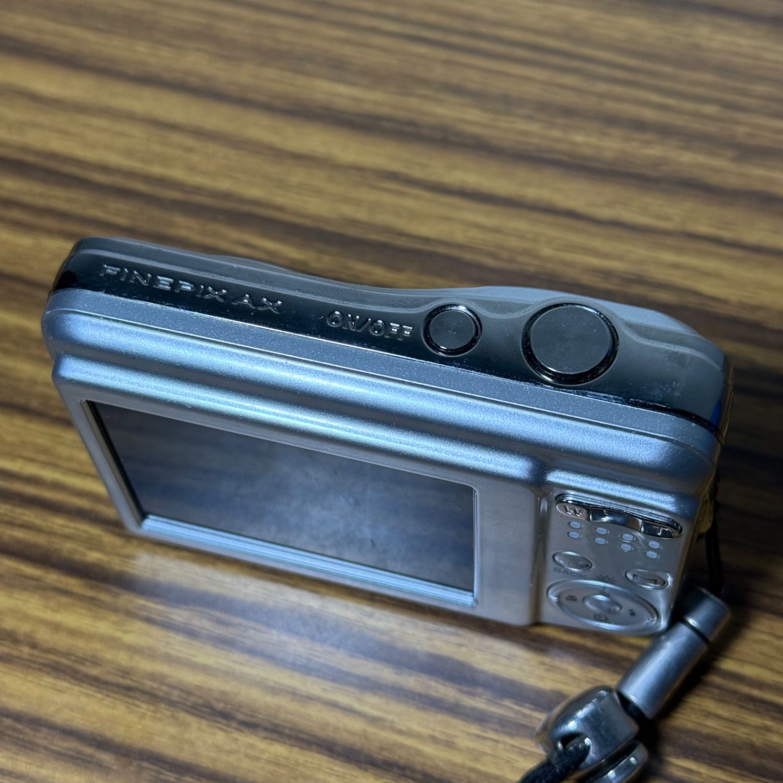 【動作確認済】FUJIFILM FinePix AX デジカメ シルバー 乾電池式 本体のみ
