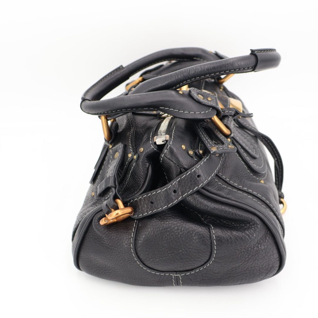 クロエ CHLOE ヴィンテージ パディントン レザー ショルダーハンドバッグ クロエ CHLOE ヴィンテージ パディントン レザー ショルダーハンドバッグ
