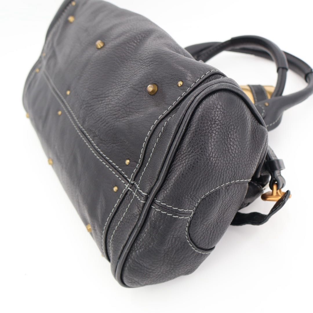 クロエ CHLOE ヴィンテージ パディントン レザー ショルダーハンドバッグ クロエ CHLOE ヴィンテージ パディントン レザー ショルダーハンドバッグ