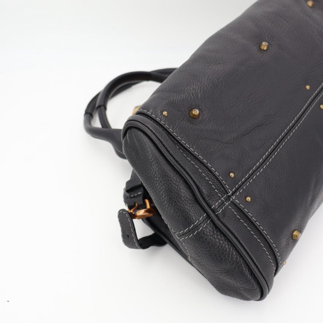 クロエ CHLOE ヴィンテージ パディントン レザー ショルダーハンドバッグ クロエ CHLOE ヴィンテージ パディントン レザー ショルダーハンドバッグ