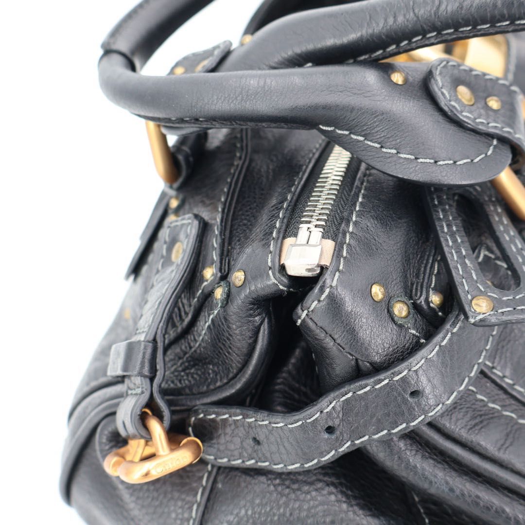 クロエ CHLOE ヴィンテージ パディントン レザー ショルダーハンドバッグ クロエ CHLOE ヴィンテージ パディントン レザー ショルダーハンドバッグ
