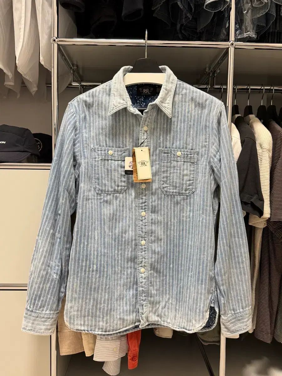 RRL ダブルフェイスシャツ S