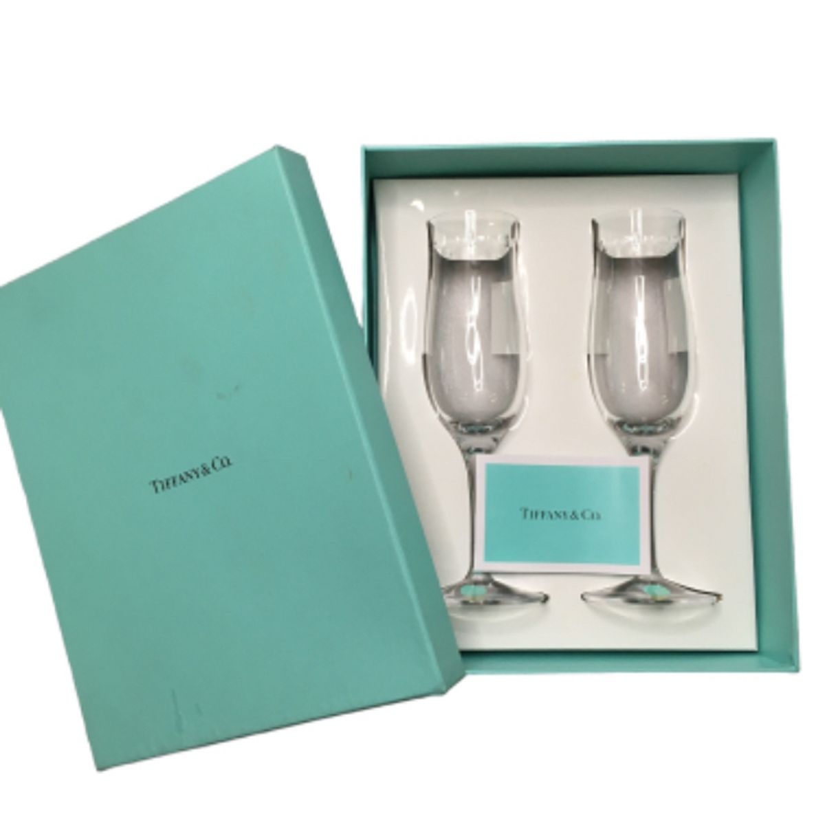 TIFFANY&Co. ティファニー スウィング シャンパングラス ペアセット 食器 中古 T11166669