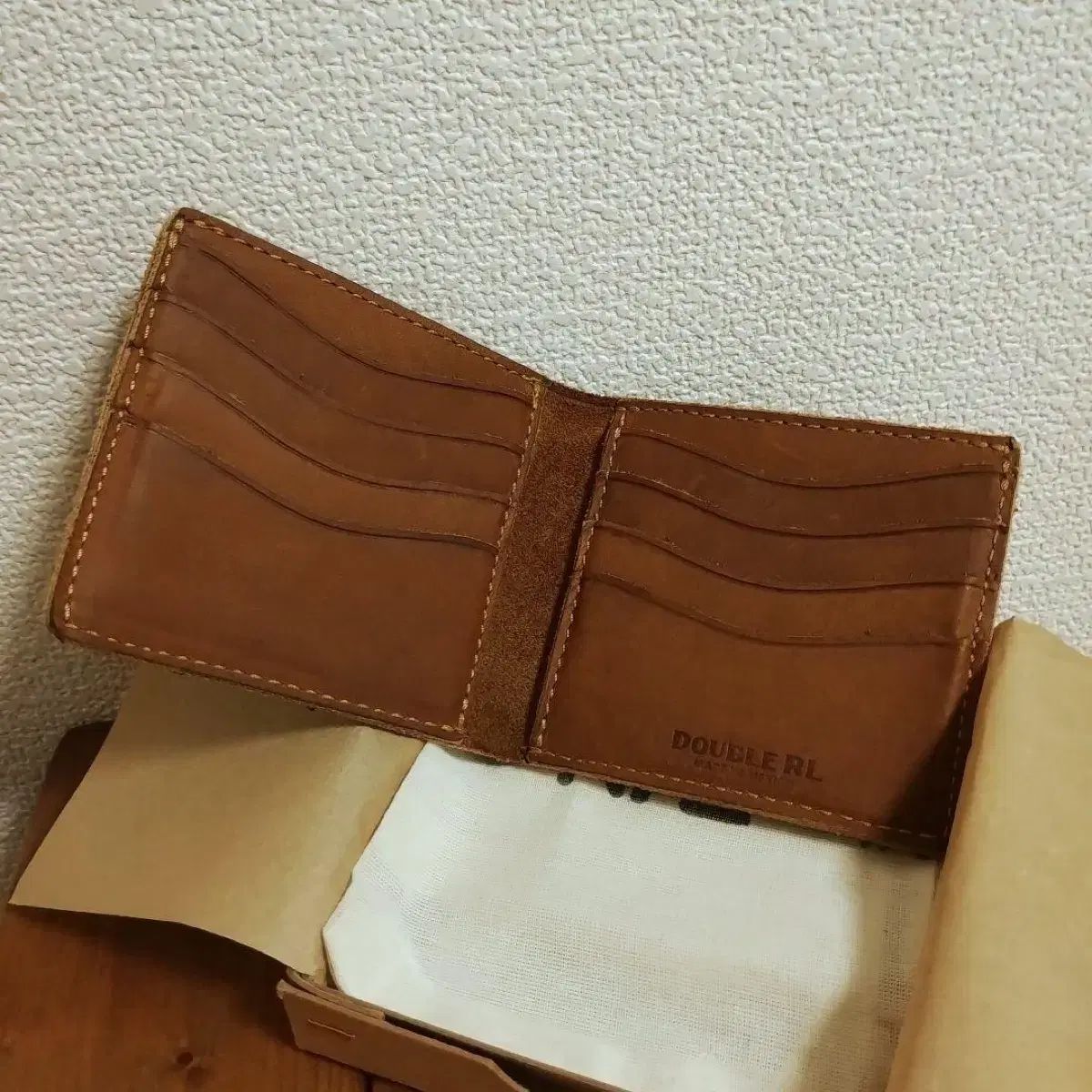 RRA ダブルアールエル ラフアウトスウェード 二つ折り財布 RRA ダブルアールエル ラフアウトスウェード 二つ折り財布