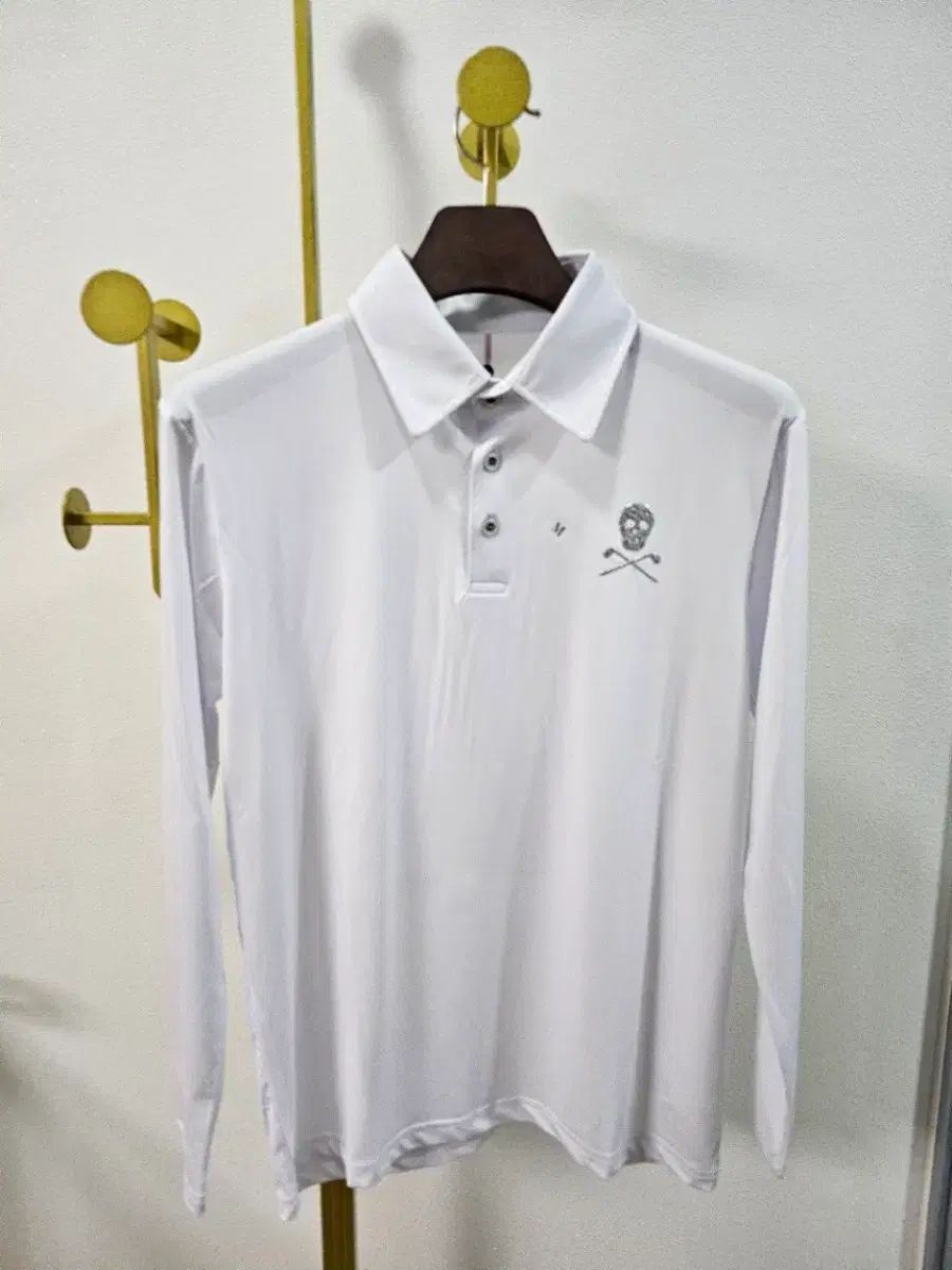 新品 MARK & LONA マークアンドロナ ゴルフ 白 メンズ 長袖 Tシャツ 95