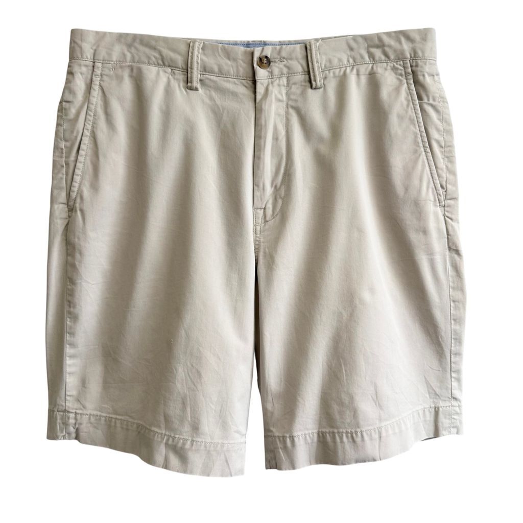 POLO RALPH LAUREN ポロ ラルフローレン STRETCH CLASSIC FIT チノショートパンツ ベージュ オフホワイト系 サイズ32 No.P577