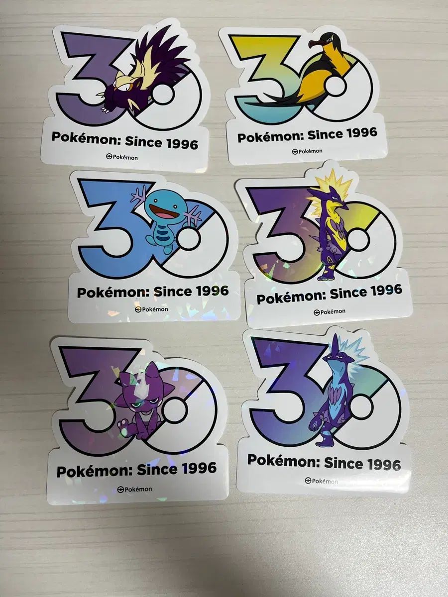 ポケットモンスター 30周年 ロゴ ステッカー まとめ