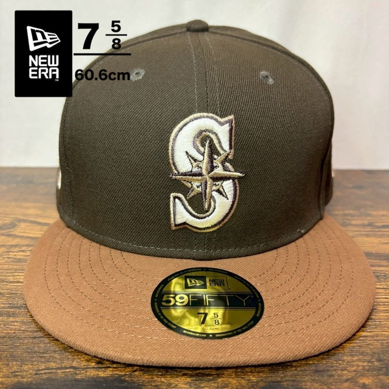 N32 ニューエラ 59fifty シアトル マリナーズ MLB 希少 1300