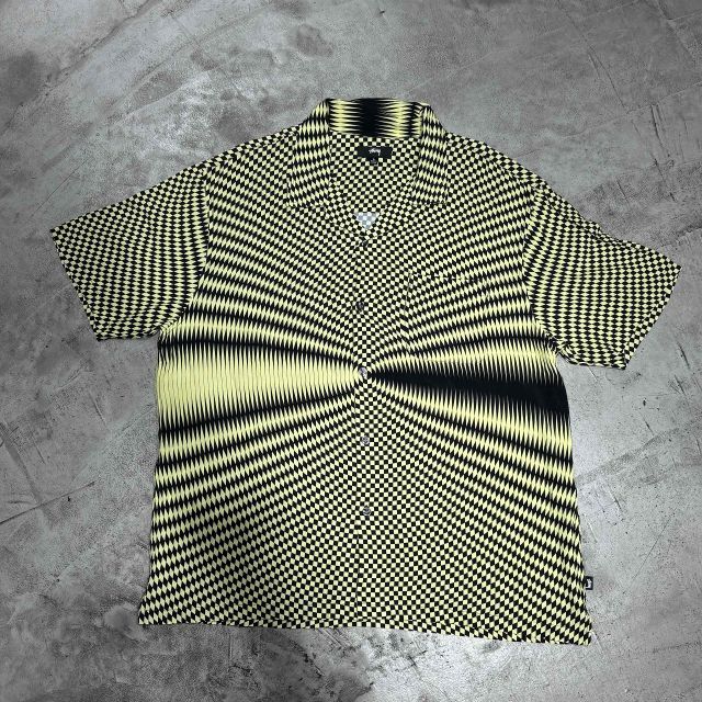 STUSSY 2021ss PSYCHEDLIC CHECK S/S SHIRT SIZE-L ステューシー サイケデリック 半袖シャツ 心斎橋店
