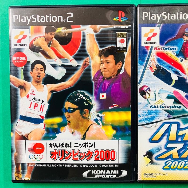2点セット】PS2 がんばれ！ニッポン！オリンピック2000 ハイパー