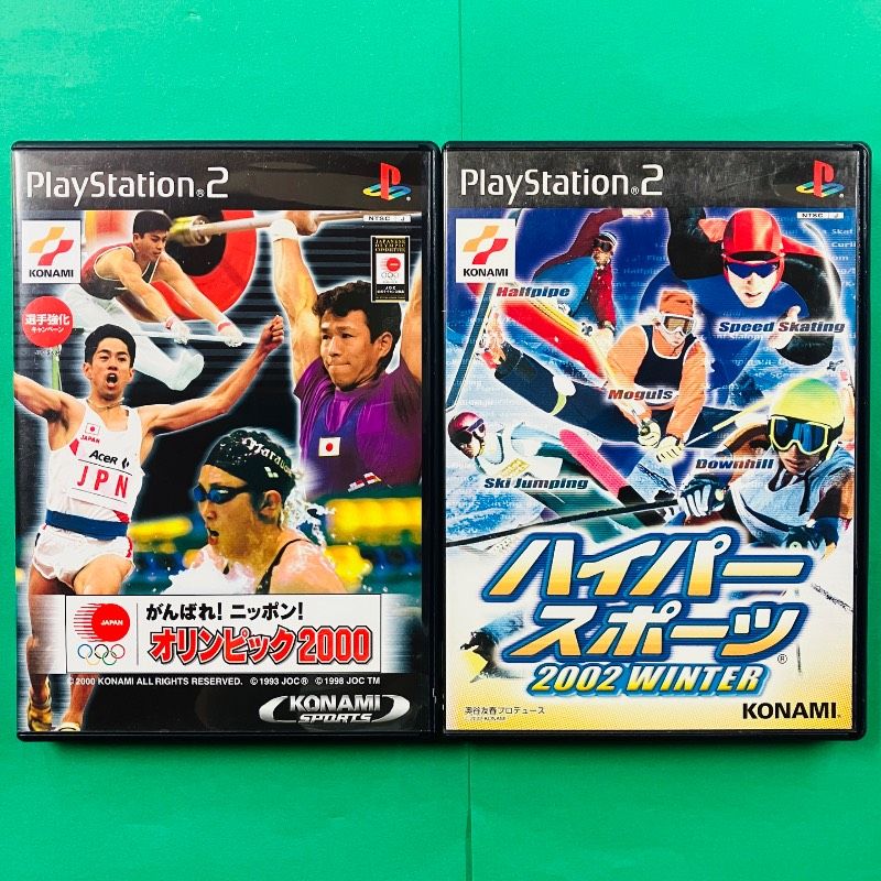 2点セット】PS2 がんばれ！ニッポン！オリンピック2000 ハイパー