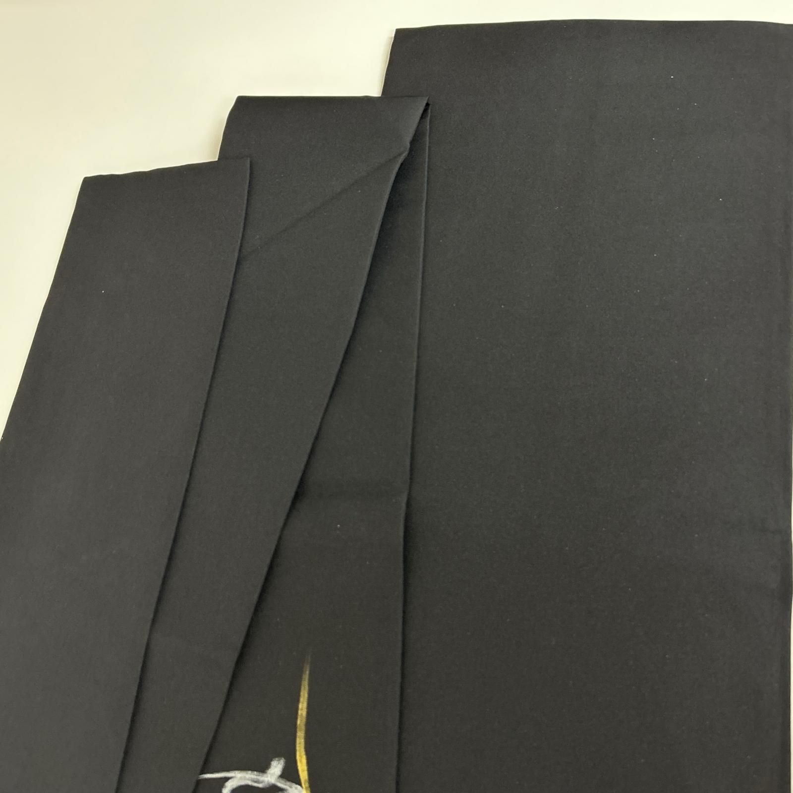 名古屋帯 正絹 塩瀬 作家物 黒地 粋なデザイン 九寸 MA-6831 - メルカリ