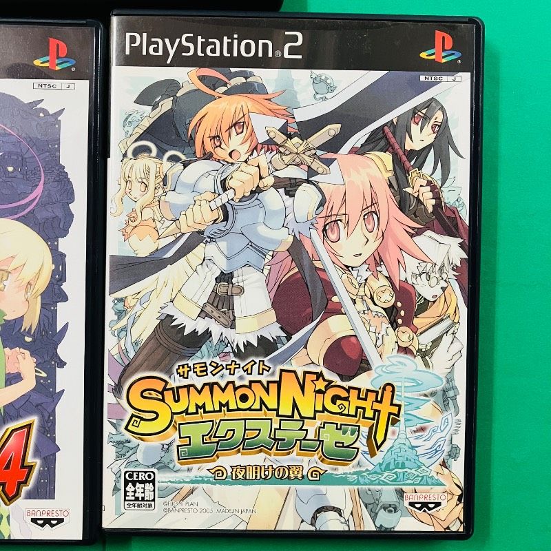 1点ハガキあり】【3点セット】PS2 サモンナイト3 サモンナイト4