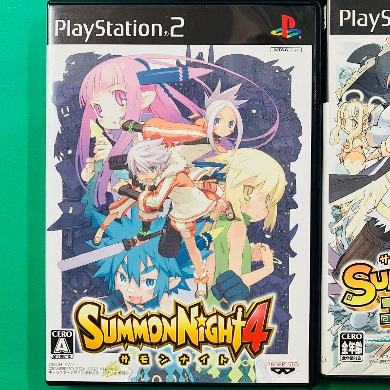 1点ハガキあり】【3点セット】PS2 サモンナイト3 サモンナイト4