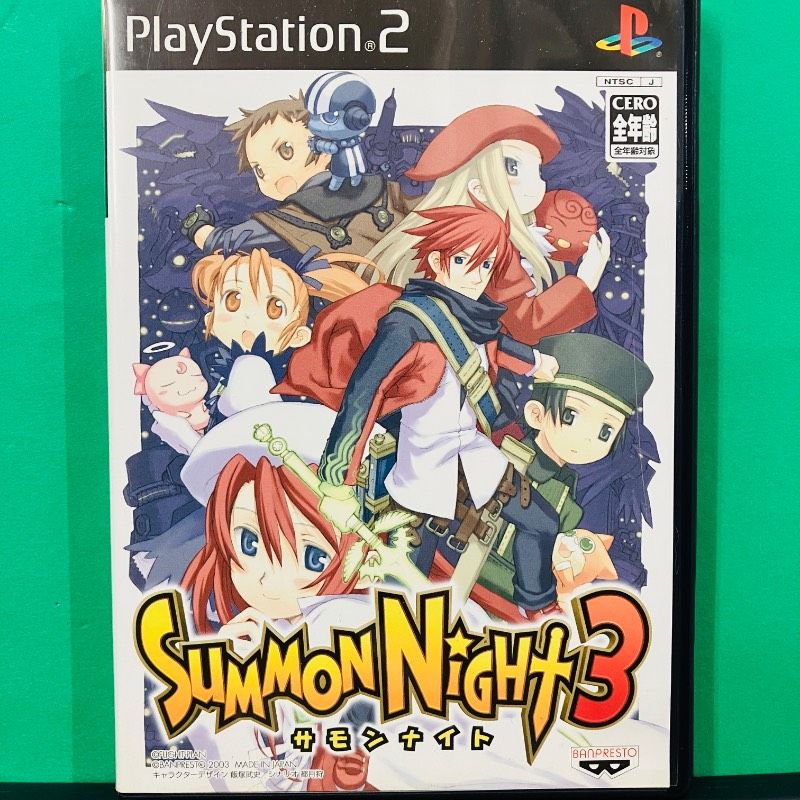 1点ハガキあり】【3点セット】PS2 サモンナイト3 サモンナイト4