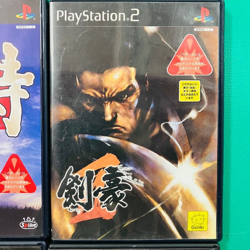 4点セット】PS2 侍 ～SAMURAI～ 剣豪2 KENGO2 天誅 紅 忍 Shinobi