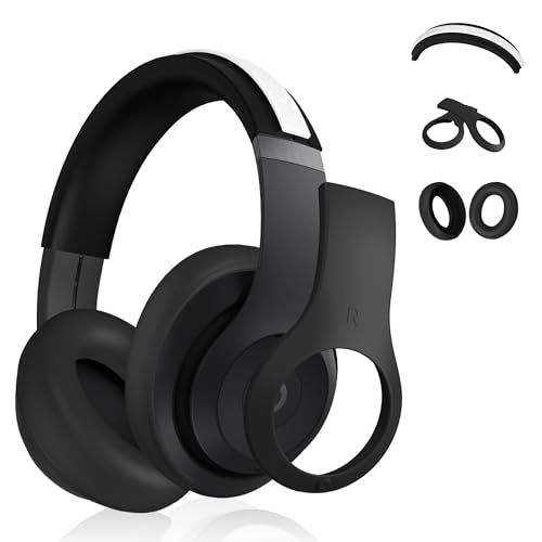 【3イン1】Beats Studio Pro用シリコンケース、傷防止イヤーパッドケース/シェルカバー/ヘッドバンドカバー、Beats Studio Pro用、ソフトシリコンスキンプロテクターアクセサリー(ブラック) shu 74090e4a