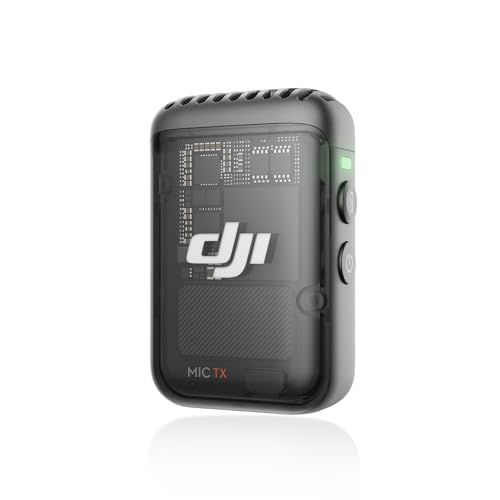DJI Mic 2 トランスミッター（シャドーブラック） スマートノイズキャンセリング付きワイヤレスマイク 14時間内部収録 バッテリー駆動 最大6時間 マグネット着脱式 Bluetoothマイク Vlog shu fb996d21
