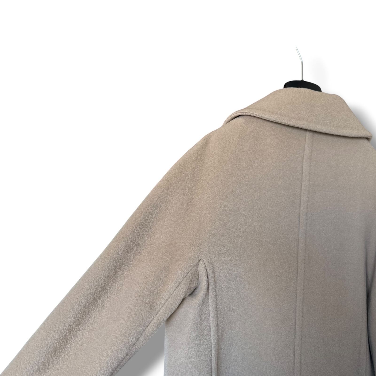 美品 最高級白タグ MaxMara カシミヤ ロングチェスターコート 40