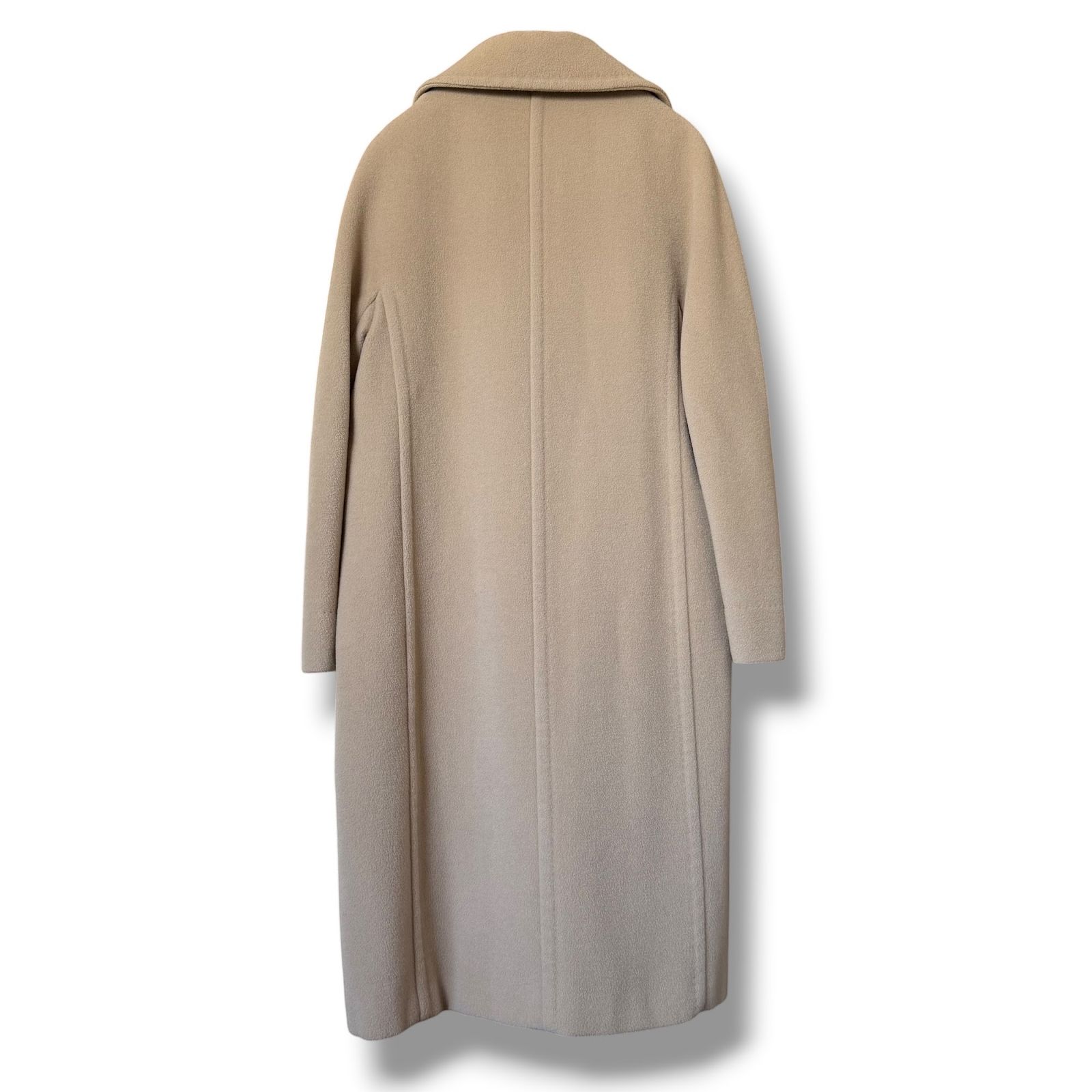 美品 最高級白タグ MaxMara カシミヤ ロングチェスターコート 40