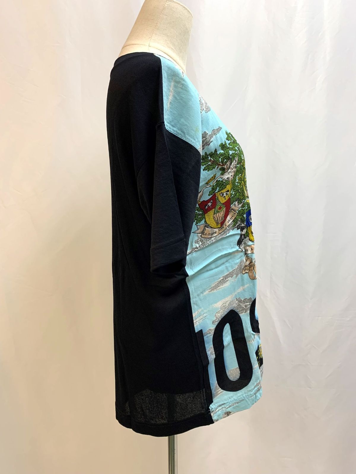 MOSCHINO JEANS モスキーノ ジーンズ ヴィンテージ ブラウス プリント 