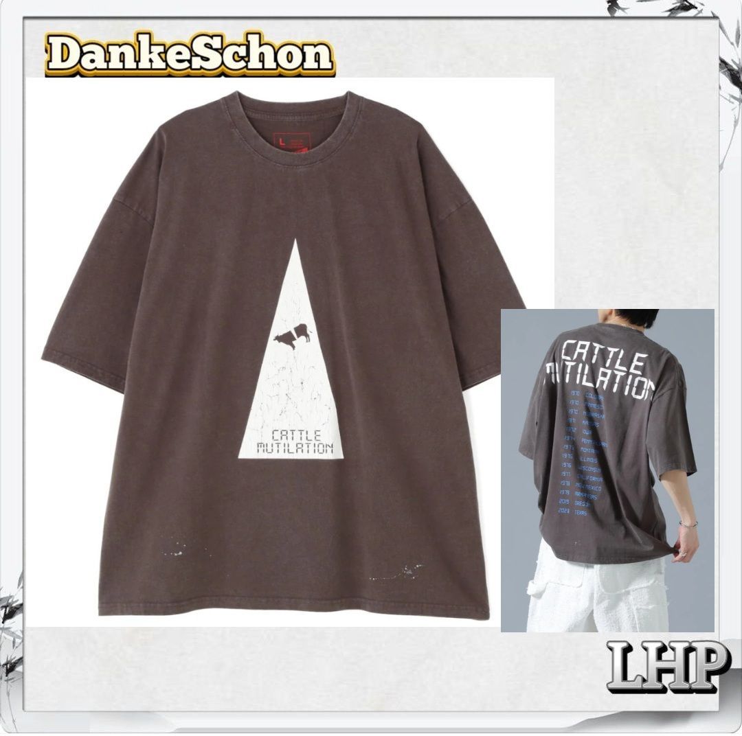 正規品 LHP DankeSchon ダンケシェーン チャコールトーン Tシャツ トップス 半袖