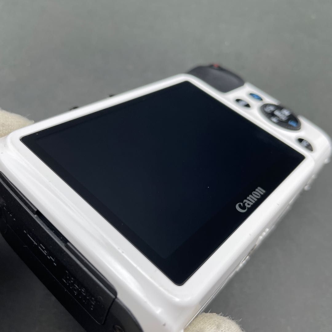 Canon EOS M ホワイト白 ボディ本体のみ キヤノンEF-Mマウント ミラー