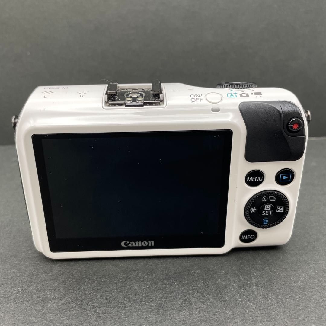 Canon EOS M デジタルカメラジャンク Canon EOS M ホワイト白 ボディ本体のみ キヤノンEF-Mマウント ミラー