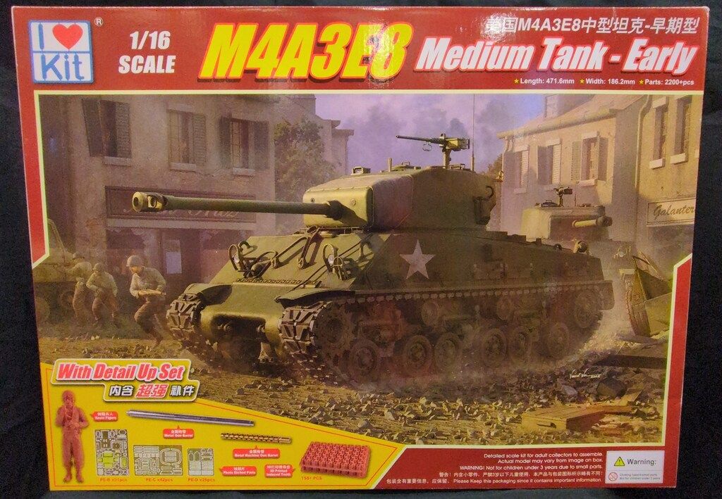 ilovekit 1/16 M4A3E8 シャーマン 中戦車 初期型 11,935円