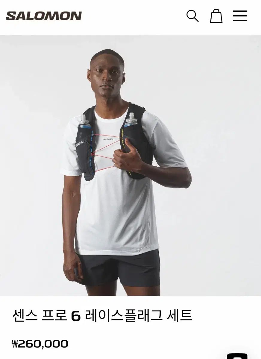 SALOMON サロモン センスプロ6 Lサイズ