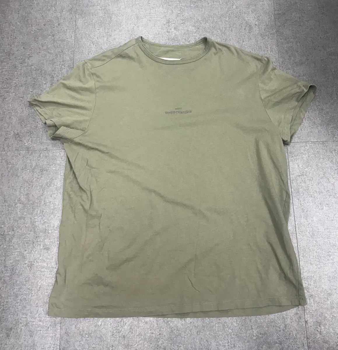 Masion Margiela シーグリ(シグネチャー) スティッチ REVERSE リバース ロゴ 半袖 xxl