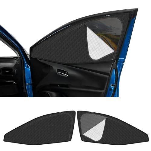 新型 プリウス 50系 専用 サンシェード マグネット式 サイド用 車種専用 2in1一体式 カーシェード PRIUS 4代目 ZVW50 ZVW51 ZVW55 メッシュカーテン 換気 断熱 日除け メッシュサンシェード 日焼け防止 UVカ 35a988fc